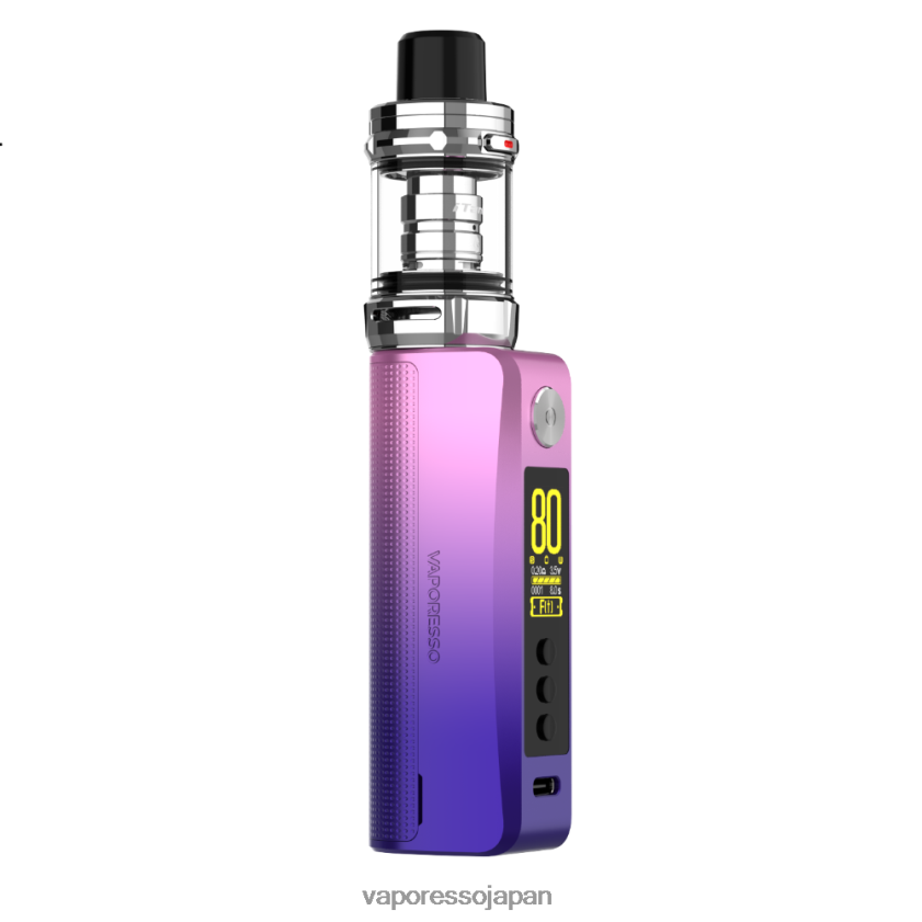 Vaporesso 使い方 - Vaporesso GEN 80年代 (itank2) ネオンパープル LFHJ44137